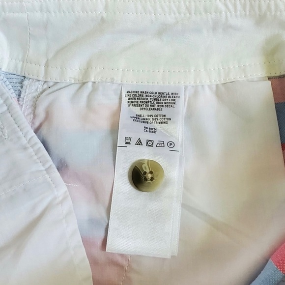 Columbia PFG Striped Shorts Size 4 - Picture 5 of 5